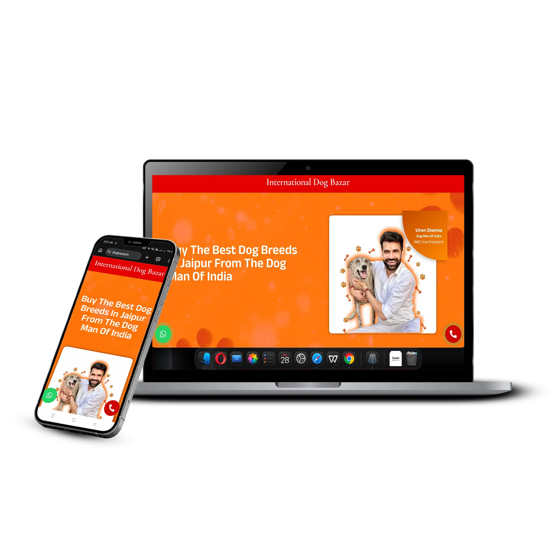 Service landing page preview